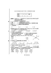 2024年河南省商丘市柘城县实验中学九年级下学期第三次模拟考试数学试题