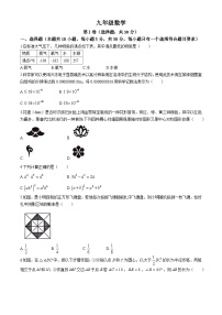 山东省临沂市兰陵县2023-2024学年九年级下学期期中数学试题