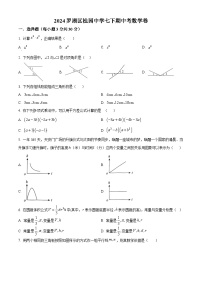 广东省深圳市罗湖区桂园中学2023-2024学年七年级下学期期中数学试题（原卷版+解析版）