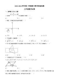 河南省安阳市北关区安阳市第八中学2023-2024学年七年级下学期4月期中数学试题（原卷版+解析版）