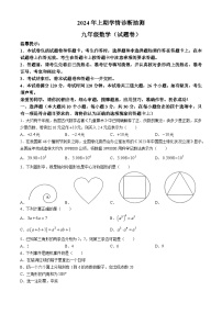 湖南省永州市新田县2023-2024学年九年级下学期期中数学试题