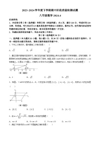 山东省临沂市兰山区2023-2024学年八年级下学期期中数学试题