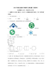 2024年湖北省新中考数学三模试题（统考）（原卷版+解析版）