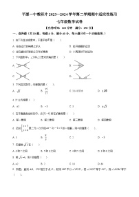 福建省福州市平潭县平潭第一中学教研片2023-2024学年七年级下学期期中数学试题（原卷版+解析版）