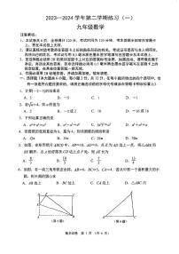 2024年江苏省南京市建邺区中考数学一模试题