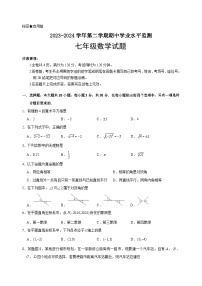 广东省韶关市新丰县2023-2024学年七年级下学期期中考试数学试题