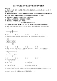 2024年陕西省宝鸡市凤翔区中考二模数学试题