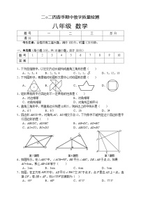 湖南省张家界市慈利县2023-2024学年八年级下学期期中考试数学试题