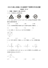 2024年春人教版八年级数学下册期中考试试题2（含答案）