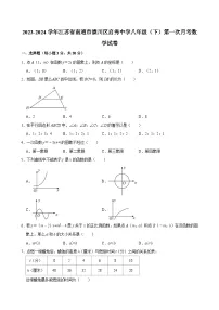 2023-2024学年江苏省南通市崇川区启秀中学八年级（下）第一次月考数学试卷（含解析）