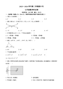 福建省漳州市漳州一中区域联考2023-2024学年七年级下学期期中数学试题（原卷版+解析版）