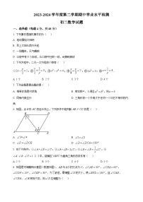 山东省淄博市张店区张店区实验中学2023-2024年八年级下学期期中数学试题（原卷版+解析版）