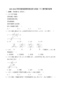 2023-2024学年河南省洛阳市洛龙区七年级（下）期中数学试卷（含解析）