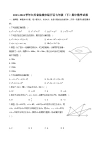 2023-2024学年江苏省盐城市经开区七年级（下）期中数学试卷-普通用卷