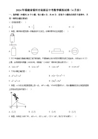 2024年福建省福州市高新区中考一模数学试题（原卷版+解析版）