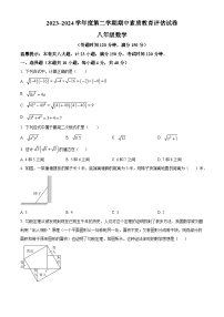 安徽省芜湖市市区部分学校2023-2024学年八年级下学期期中数学试题（原卷版+解析版）