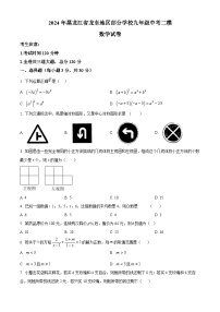 2024年黑龙江省龙东地区部分学校中考二模数学试题（原卷版+解析版）