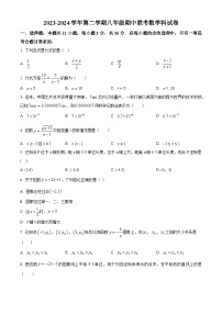 海南省海南华侨中学2023-2024学年八年级下学期期中考试数学试题（原卷版+解析版）