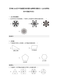 【冲刺2024】中考真题及变式题-选择填空题部分（山东省青岛市中考数学专用） (答案)