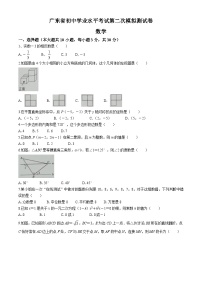 2024年广东省东莞市中考二模数学试题