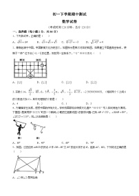 黑龙江省齐齐哈尔市第三十四中学2023-2024学年七年级下学期期中数学试题