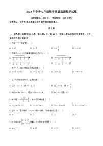 福建省泉州市安溪县2023-2024学年七年级下学期期中数学试题（原卷版+解析版）