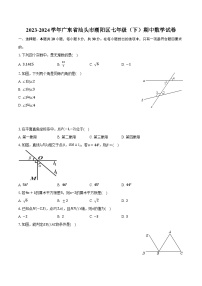 2023-2024学年广东省汕头市潮阳区七年级（下）期中数学试卷（含解析）