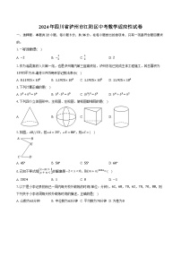 2024年四川省泸州市江阳区中考数学适应性试卷（含解析）