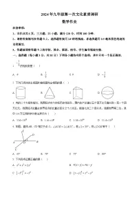 2024年河南省南阳市西峡县九年级中考一模数学试题（原卷版+解析版）