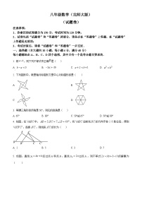 安徽省宿州市砀山县2023-2024学年八年级下学期期中数学试题（原卷版+解析版）