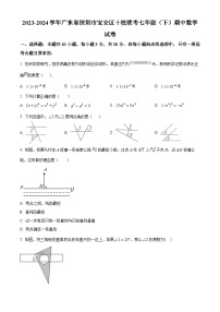 广东省深圳市宝安区十校联考2023-2024学年七年级下学期期中数学试题（原卷版+解析版）