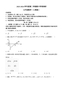 山西省朔州市右玉县右玉教育集团2023-2024学年七年级下学期期中数学试题（原卷版+解析版）