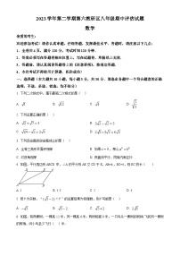 浙江省台州市临海市第六教研区2023-2024学年八年级下学期期中数学试题（原卷版+解析版）