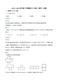 河南省新乡市牧野区河南师范大学附属中学2023-2024学年九年级下学期期中数学试题