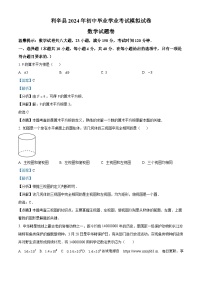 2024年安徽省亳州市利辛县九年级中考二模数学试题