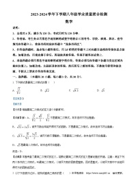 广东省湛江市经济技术开发区2023-2024学年八年级下学期期中数学试题