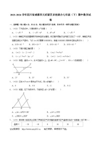 四川省成都市天府新区多校联合2023—-2024学年下学期七年级期中数学试卷