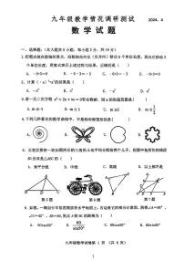 2024年江苏省常州市第二十四中学、教科院、市实验中学 联考中考一模数学试卷