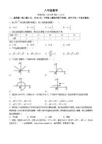 湖南省郴州市嘉禾县坦坪镇田心中学2023-2024学年八年级下学期期中数学试题