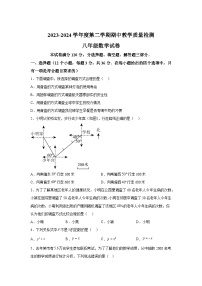 河北省邯郸市经济技术开发区2023-2024学年八年级下学期期中数学试题（含解析）