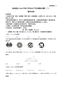 2024年陕西省西安市西咸新区中考二模数学试题