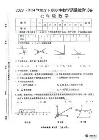 ，河南省漯河市郾城区2023-2024学年七年级下学期4月期中考试数学试题