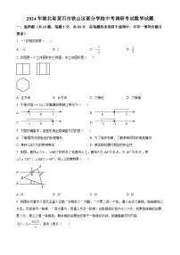 2024年湖北省黄石市铁山区部分学校中考模拟数学试题（原卷版+解析版）