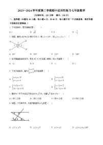 福建省福州市闽清县2023-2024学年七年级下学期期中数学试题（原卷版+解析版）