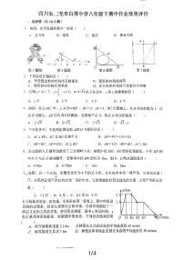 四川省南充市白塔中学2023-2024学年八年级下学期5月期中考试数学试题