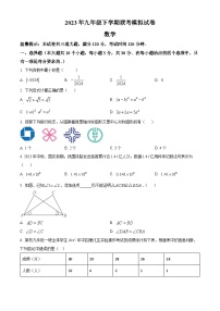 2024年湖南省邵阳市邵东市邵东县两市镇向阳中学中考三模数学试题（原卷版+解析版）