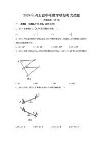 2024年河北省中考数学模拟考试试题（含答案）