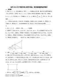 备考2024年中考数学核心素养专题三 填空题难题突破附解析