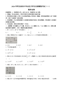 66，2024年河北省保定市高碑店市中考一模数学试题