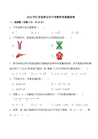 2024年江苏省淮安市中考数学仿真模拟卷